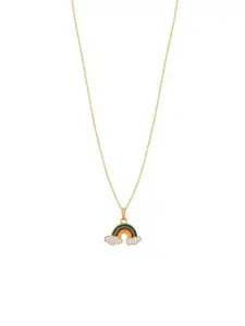 DressBerry Gold-Plated Pendant With Chain