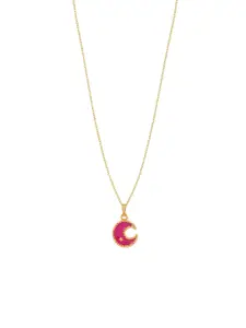 DressBerry Gold-Plated Pendant With Chain