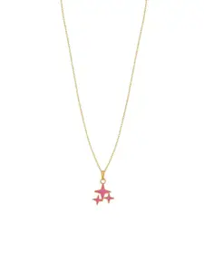 DressBerry Gold-Plated Pendant With Chain