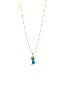 DressBerry Gold-Plated Pendant With Chain