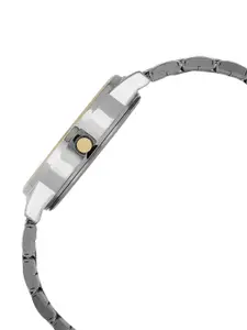 Timex Men Brass Dial & Stainless Steel Bracelet Style Straps Analogue Watch TWTG10007