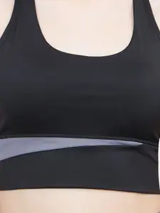 PLUMBURY Full Coverage Workout Sports Bra with All Day Comfort