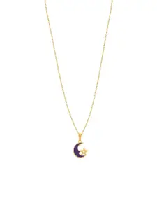 DressBerry Gold Gold-Plated Pendant With Chain