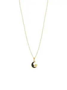 DressBerry Gold-Plated Pendant With Chain