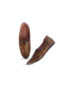 BAESD Boys Perforations Slip-On Mojaris