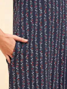 Sweet Dreams Floral Printed Pure Cotton Maxi Nightdress