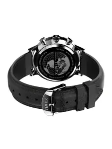 Timex Men Leather Bracelet Style Straps Analogue Watch TW2U88100UJ