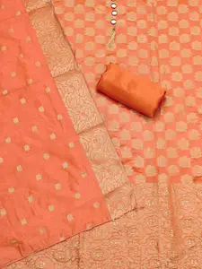 Panzora Ethnic Motifs Woven Design Unstitched Dress Material