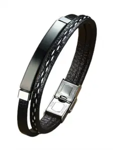 Fashion Frill Silver-Plated Wraparound Bracelet