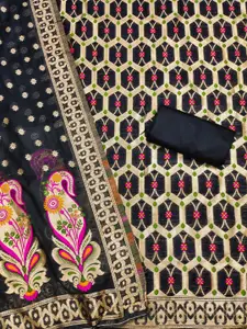 Panzora Geometric Woven Design Unstitched Dress Material