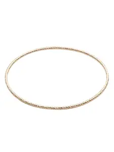 DressBerry Set Of 6 Rose Gold-Plated Kada Bracelets