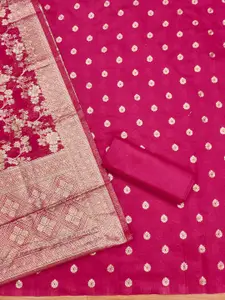 Panzora Ethnic Motifs Woven Design Unstitched Dress Material