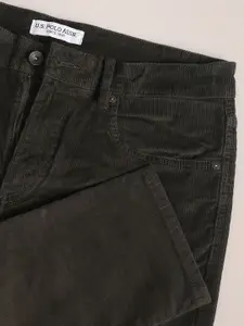 U.S. Polo Assn. Men Mid Rise Corduroy Trousers