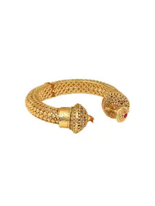 Peora Women Gold-Plated American Diamond Studded Kada Bracelet