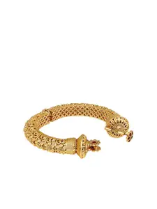 Peora American Diamond Gold-Plated Kada Bracelet