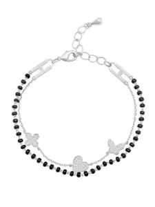 Peora Women Silver-Plated Link Bracelet