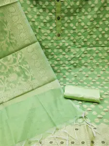 MANVAA Ethnic Motifs Woven Design Unstitched Dress Material