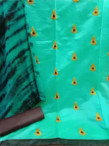 MANVAA Floral Embroidered Unstitched Dress Material