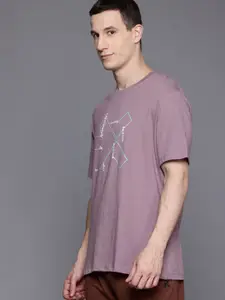 HRX by Hrithik Roshan Pure Cotton Printed Yoga T-shirt