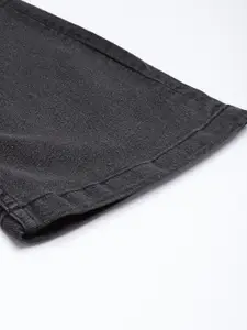 The Roadster Life Co. Women Flared High-Rise Heavy Fade Stretchable Jeans