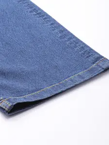 The Roadster Life Co. Women Straight Fit High-Rise Light Fade Stretchable Jeans