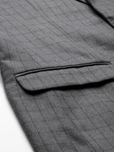 Raymond Checked Formal Blazer & Trouser