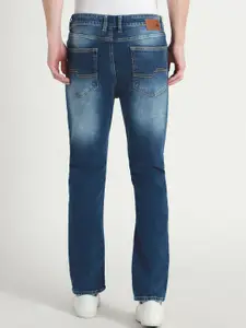 Dennis Lingo Men Straight Fit Light Fade Clean Look Cotton Jeans