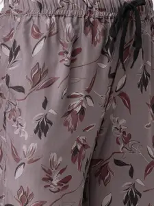 NOIRA Women Pack Of 2 Floral Printed Lounge Pants