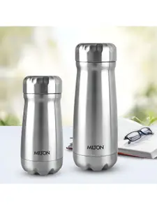 Milton AllRounder400 Silver Thermosteel Hot and Cold Flask 1 Piece 380 ml