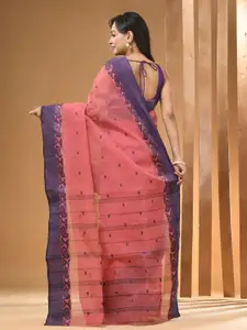 Arhi Ethnic Motif Woven Design Pure Cotton Tant Saree