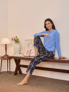 Nykd Women Printed Relaxed Fit Lounge Pants