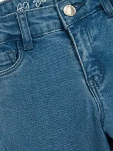 Gini and Jony Girls Flared Mid Rise Clean Look Cotton Jeans