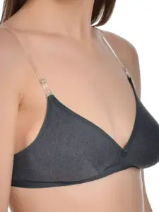 Aimly Pack Of 3 Half Coverage Cotton Everyday Bra With All Day Comfort