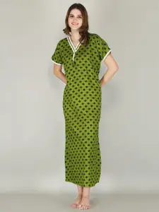 JVSP FASHION Floral Printed Maxi Nightdress
