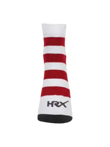 HRX by Hrithik Roshan Men Blue & Black Pack Of 4 Patterned Ankle-Length Socks