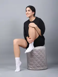 Dollar Socks Men Pack of 3 Patterned Cotton Ankle-Length Socks