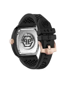 PHILIPP PLEIN Men Textured Analogue Automatic Watch PWVBA0523