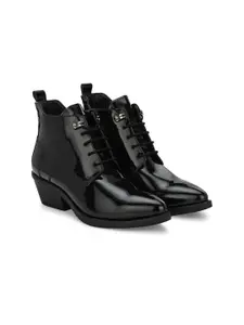 DressBerry Women Block-Heeled Regular Boots