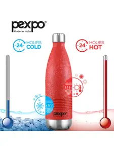 Pexpo Echo Delux Red ISI Certified Thermosteel Hot flask Insulated Water Bottle 750 ml