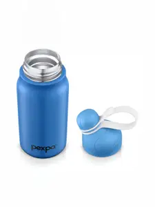 Pexpo Piano Blue Thermosteel Double wall Hot flask Glossy Insulated Water Bottle 420ml