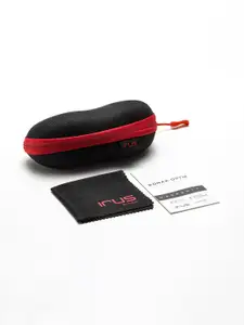 IRUS by IDEE Men Full Rim Square Sunglasses with UV Protected Lens IRS1261C1SG