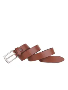 Provogue Men Textured Leather Formal Belt
