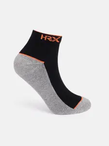 HRX by Hrithik Roshan Men Pack of 3 Patterned Ankle Length Socks