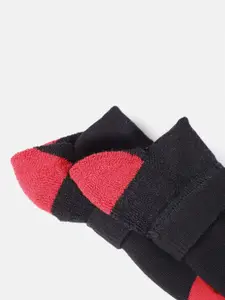 HRX by Hrithik Roshan Men Pack Of 3 Coloublock Above Ankle-Length Socks