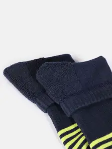 HRX by Hrithik Roshan Men Set of 3 Striped Ankle-Length Socks