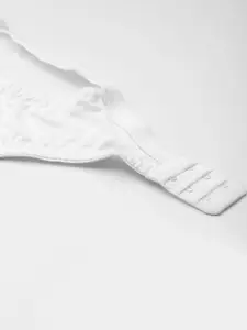 Sztori Plus Size Solid Full Coverage Non Padded Bra