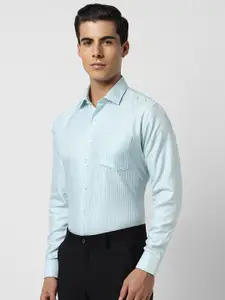 Van Heusen Slim Fit Cotton Opaque Striped Formal Shirt