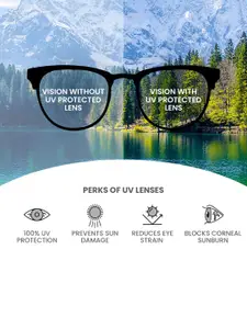 FILA Men Square Sunglasses with UV Protected Lens