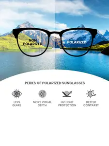 FILA Men Round Sunglasses with UV Protected Lens SFI198K53741PSG