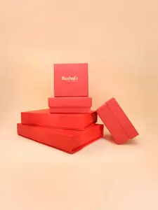 Kushal's Fashion Jewellery Set Of 2 Silver Rhodium-Plated Toe Ring